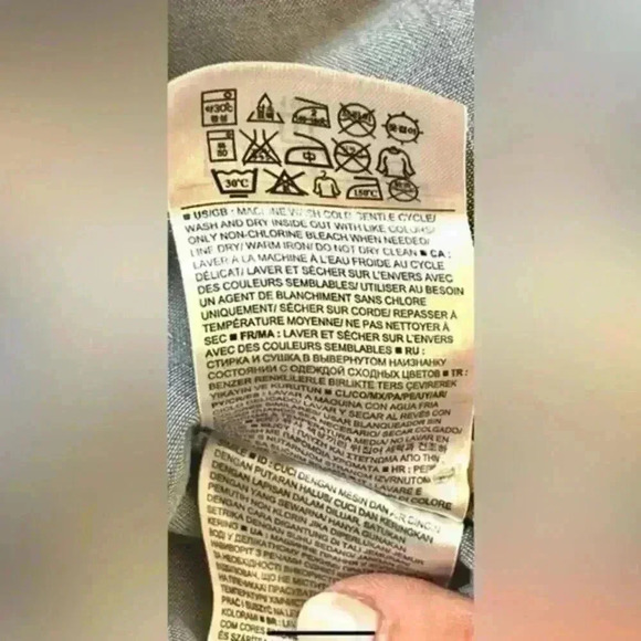 Vintage Gap 1969 Lyocell Chambray Button Down Shirt Women's‎ Size Small - Picture 5 of 8